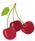 Drawing of a cherry