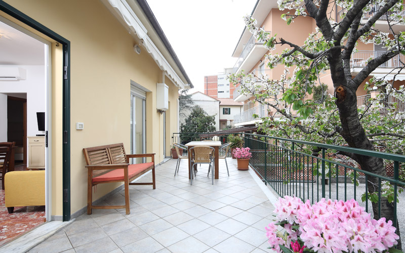Terrace of Agapanto apartment