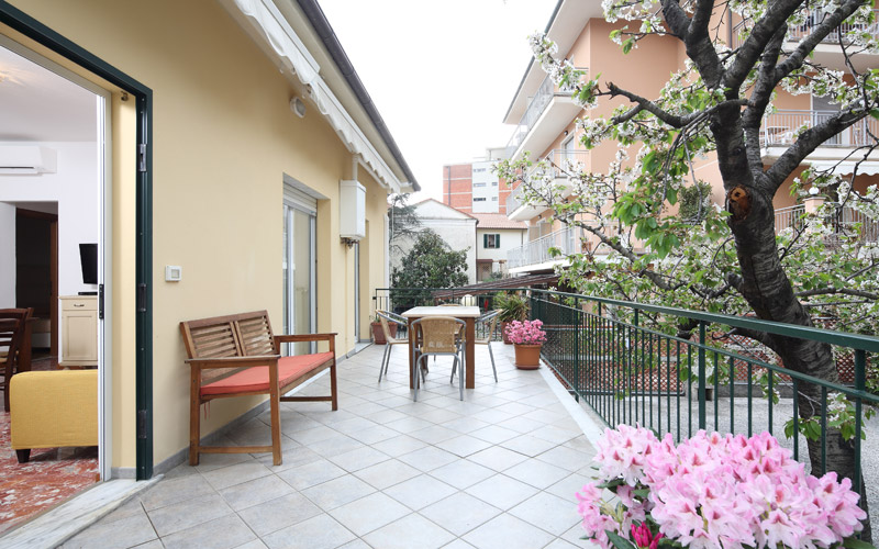 Terrasse de l'appartement Agapanto