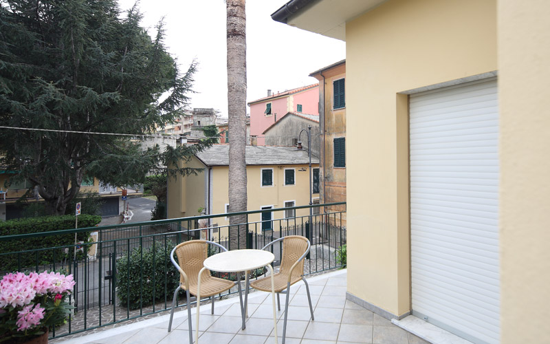 Terrasse der Wohnung Agapanto
