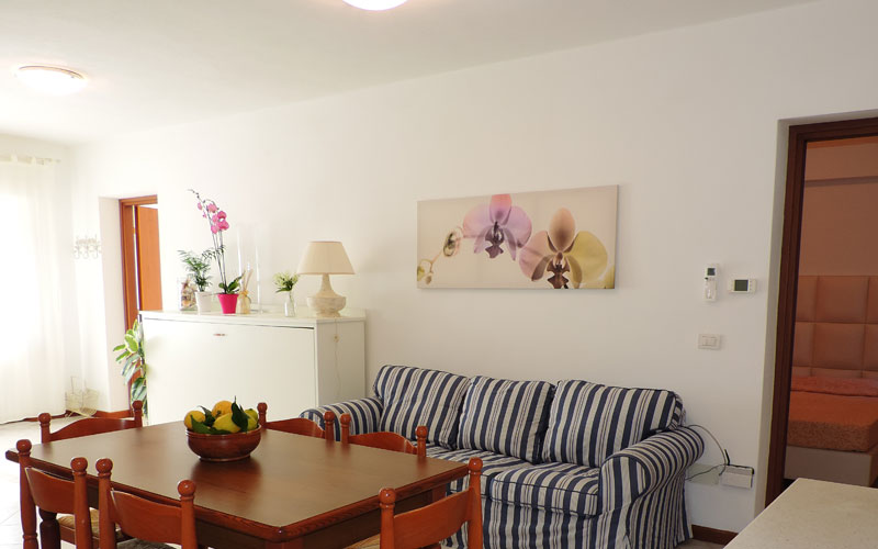 Living room of Orchidea apartment