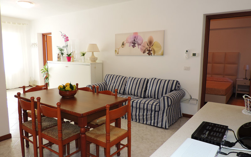 Living room of Orchidea apartment